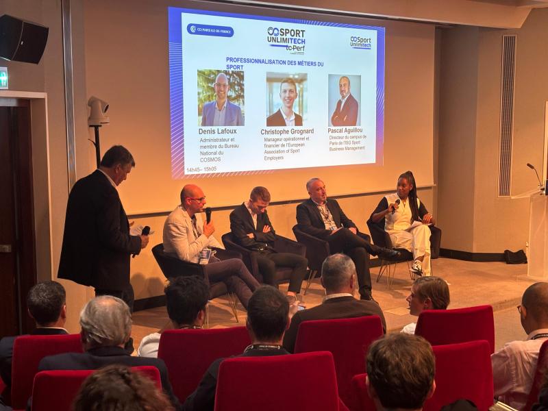 Sport Unlimitech Paris, prise de parole Denis LAFOUX