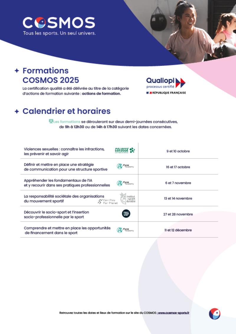 Calendrier formations 2025 - Page 2