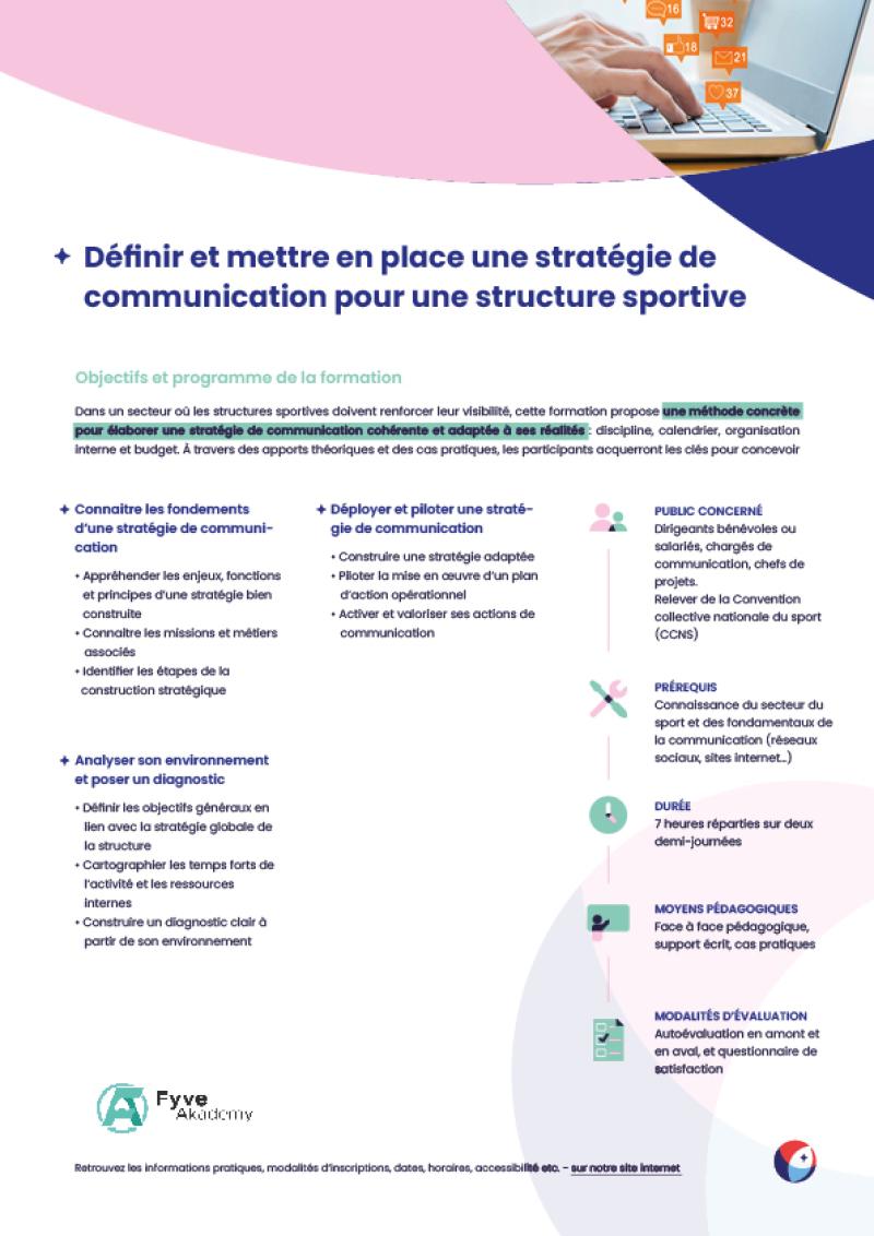 Programme stratégie