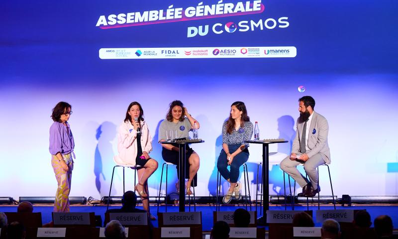 La FFME présentant leur bonne pratique féminisation lors de l'Assemblée Générale du 16 juin 2025