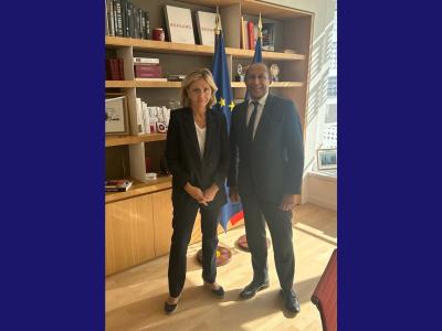 Rencontre entre Philippe DIALLO et Valérie PÉCRESSE