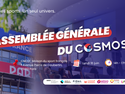 AG du COSMOS le 16 juin 2025 au CNOSF