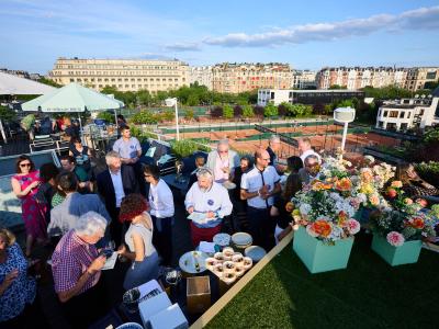 Soirée du réseau territorial de juin 2025, à la piscine Molitor