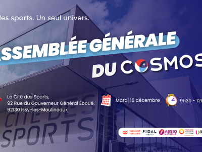 Assemblée Générale du COSMOS - 16 décembre