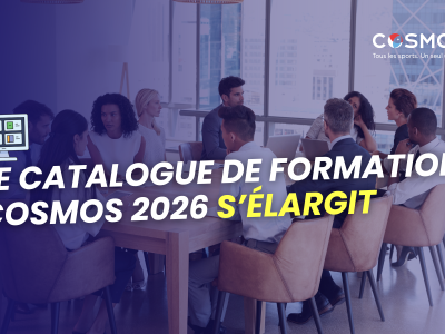 Le catalogue 2026 du COSMOS